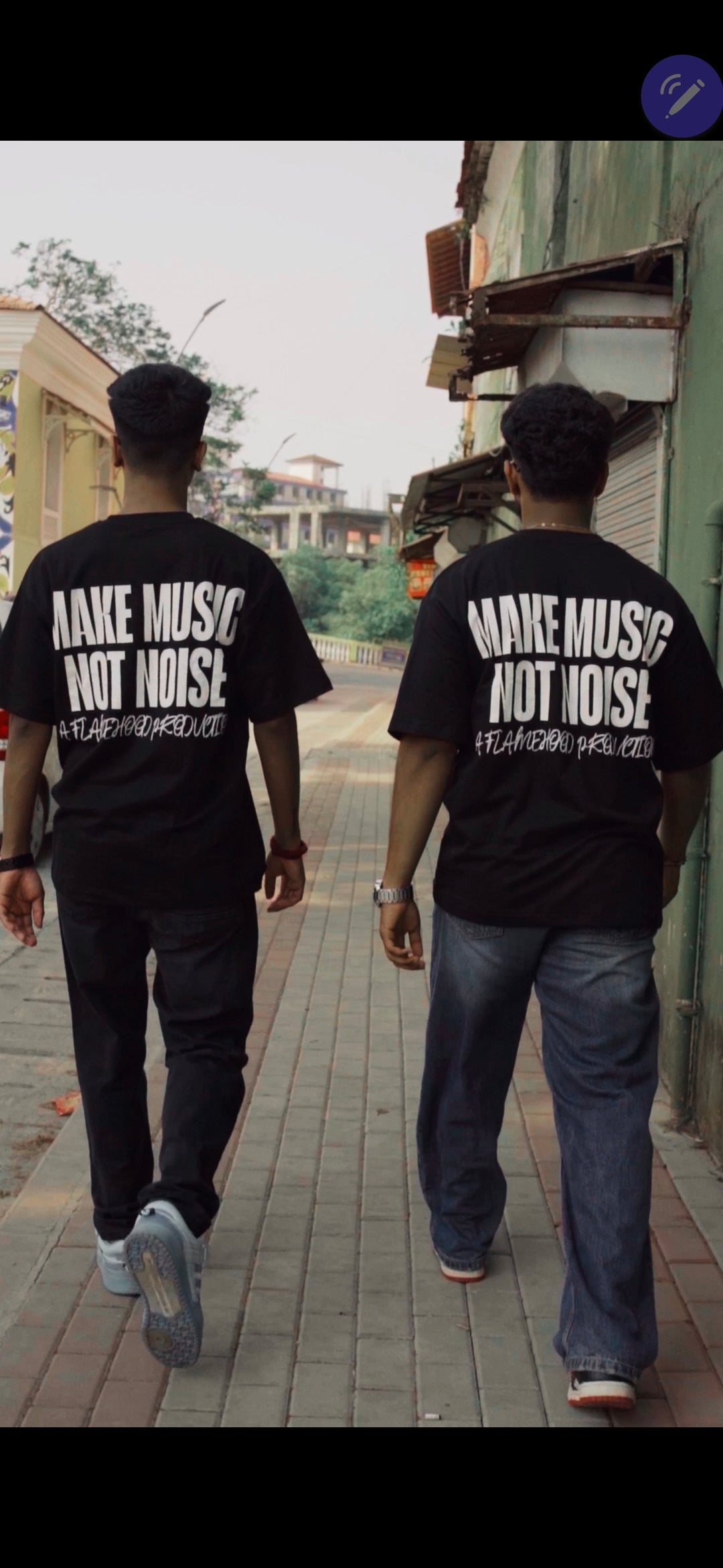 SKELETON - MAKE MUSIC NOT NOISE [UNISEX OVERSIZED TSHIRT]