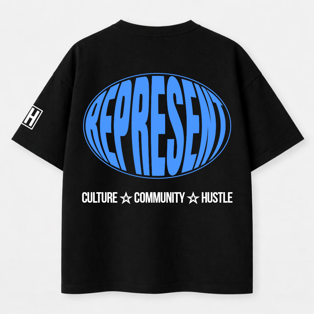 Represent Oversized Tee [ Black ]