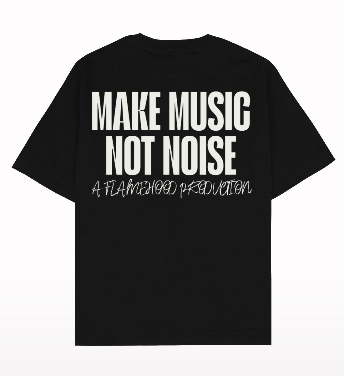 SKELETON - MAKE MUSIC NOT NOISE [UNISEX OVERSIZED TSHIRT]