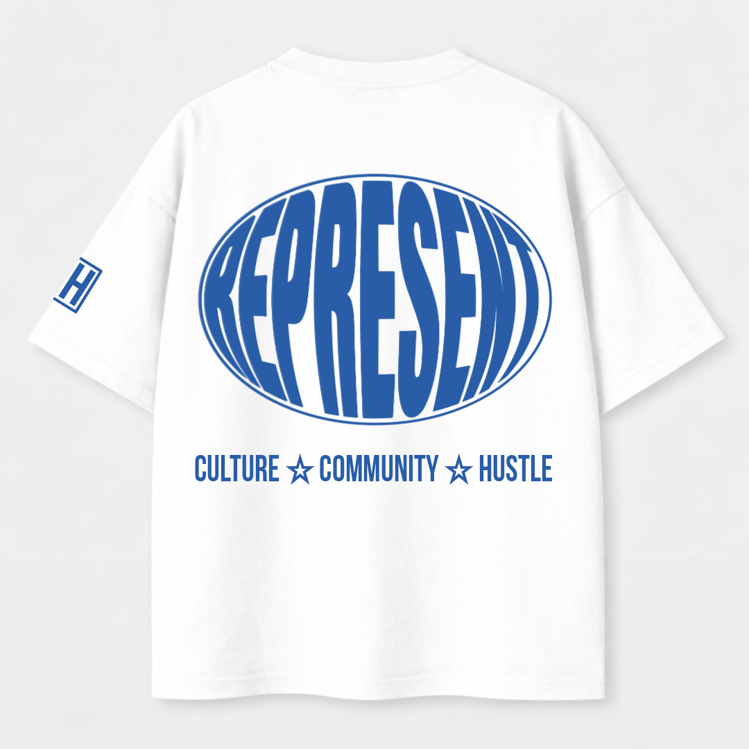 Represent Oversized Tee [White ]