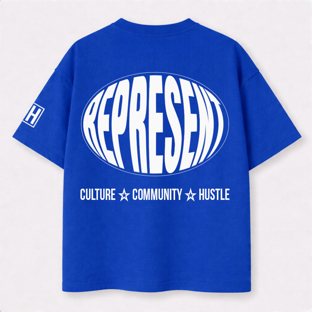 Represent Oversized Tee [ Blue ]